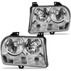 Aresparts Pair Headlights Assembly DOT Approved Compatible with 2005-2010 Chrysler