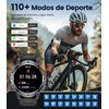 ESFOE Reloj Inteligente Hombre, 1.43" AMOLED Smartwatch Hombre con LED