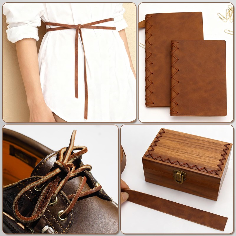 Catephe Leather Straps for Crafts 77.5 inch Long, 1 Inches