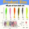 Soft Sea Fishing Bait, 40 Pieces Soft Baits, Rubber Bait,