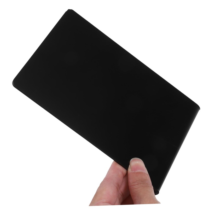 Operitacx Small Blackboard Miniature Food Label Rectangular Blackboard Label Erasable