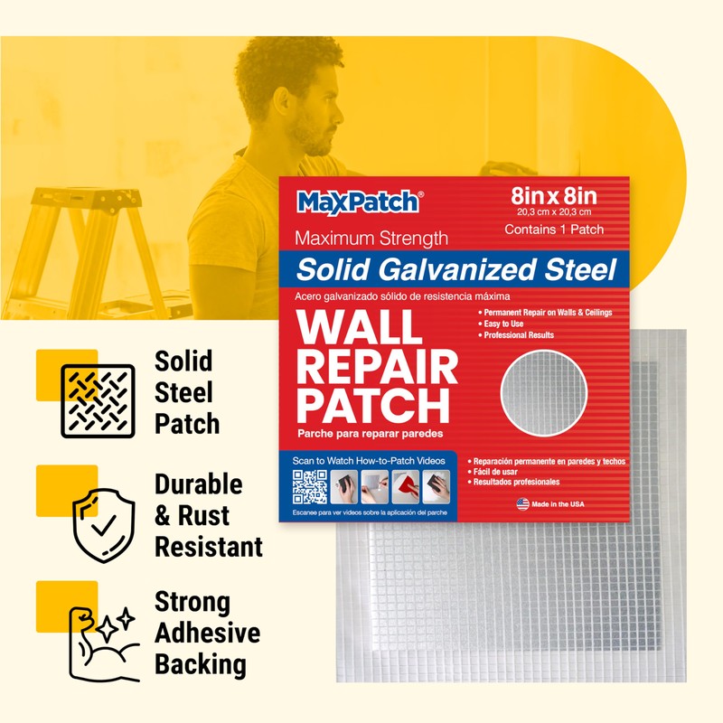 MaxPatch® 6 in. x 6 in. Solid Metal Self-Adhesive Wall