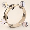 1 piece children's tambourine, portable tambourine, single row tambourine, percussion