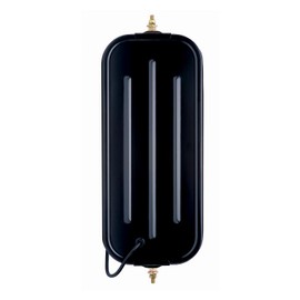 Fit System RH072BH 7" x 16" Black West Coast Ribbed-Back Mirror Head