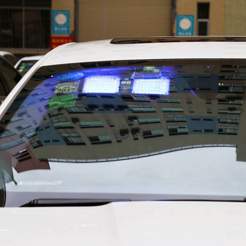 86LED Emergency Beacon Vehicle Car Truck Sun Visor Strobe Flash