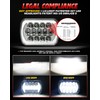 LX-LIGHT 105W 1000% Bright Chorme H6054 5x7 7x6 Led Headlights