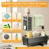 Soporte para Esponja para Fregadero de Cocina con Bandeja de