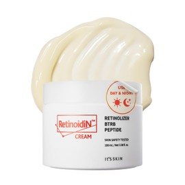 It'S SKIN Retinoidin Cream - Retinol Anti Aging Face Moisturizer - Smooth Wrinkles & Fine Lines - Firming & Moisturizing with Adenosine, Hyluronic Acid, Peptides, Niacinamide and Ceramide, 3.38 oz.