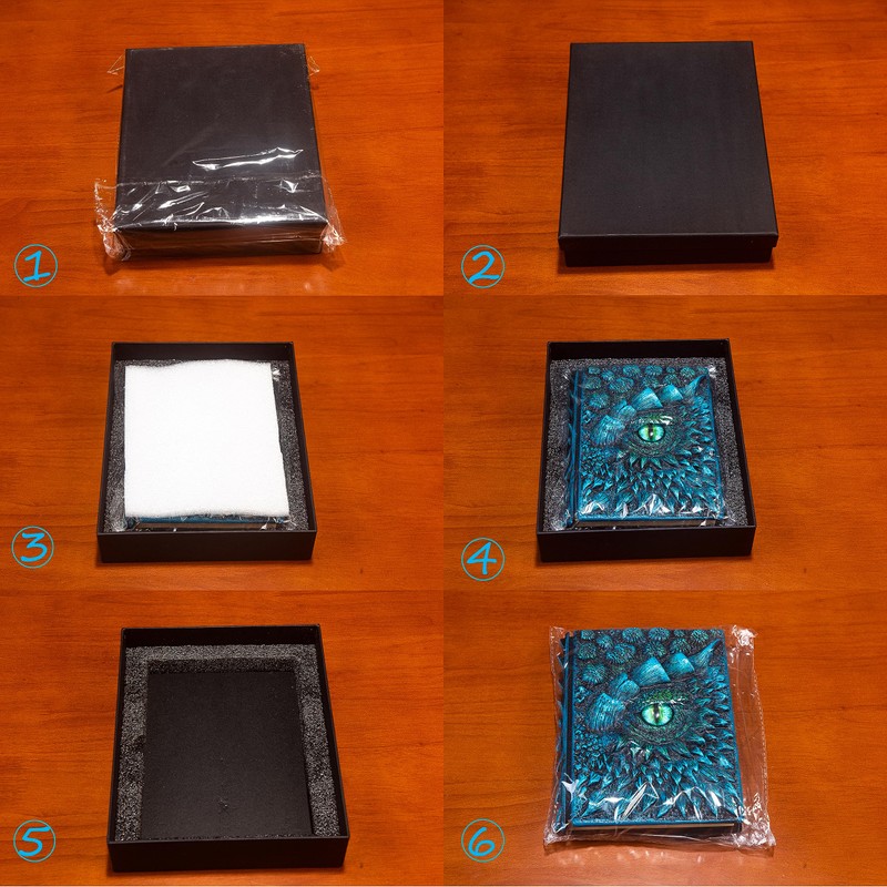 3D Dragon Eye Embossed Journal,Resin Engraving Notebook,Dnd notebook for Dragon
