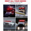 HLauto 6Z4J Emergency Dash Strobe Lights: 2x16.8 inch Red Safety