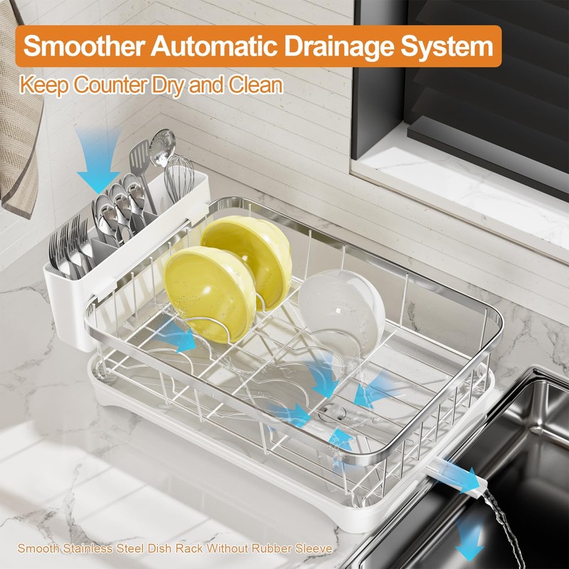 arshray Stainless Steel Dish Drying Rack – 304 Grade Dish