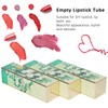 3pcs DIY Magnetic Snap Empty Lipstick Tube Refillable Lip Balm