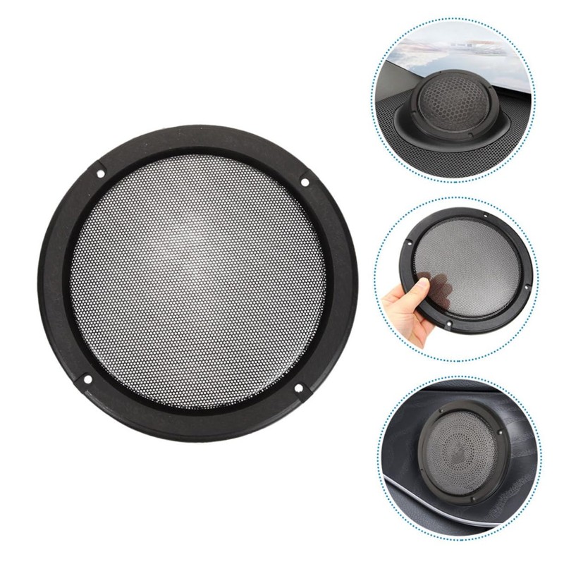 Mikinona 2PCS Speaker Grill Covers Stylish and Durable Protective Mesh