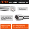 VALUEMAX 9 PCS Socket Accessory Set, Includes 3/8" Drive Extension