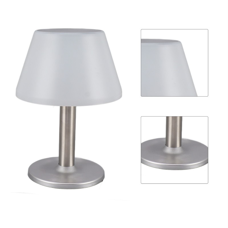 Solar Table Lamp LED Waterproof 3 Levels Adjustable Solar Desk