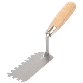 Goldblatt Notch Margin Trowel SQ Wood