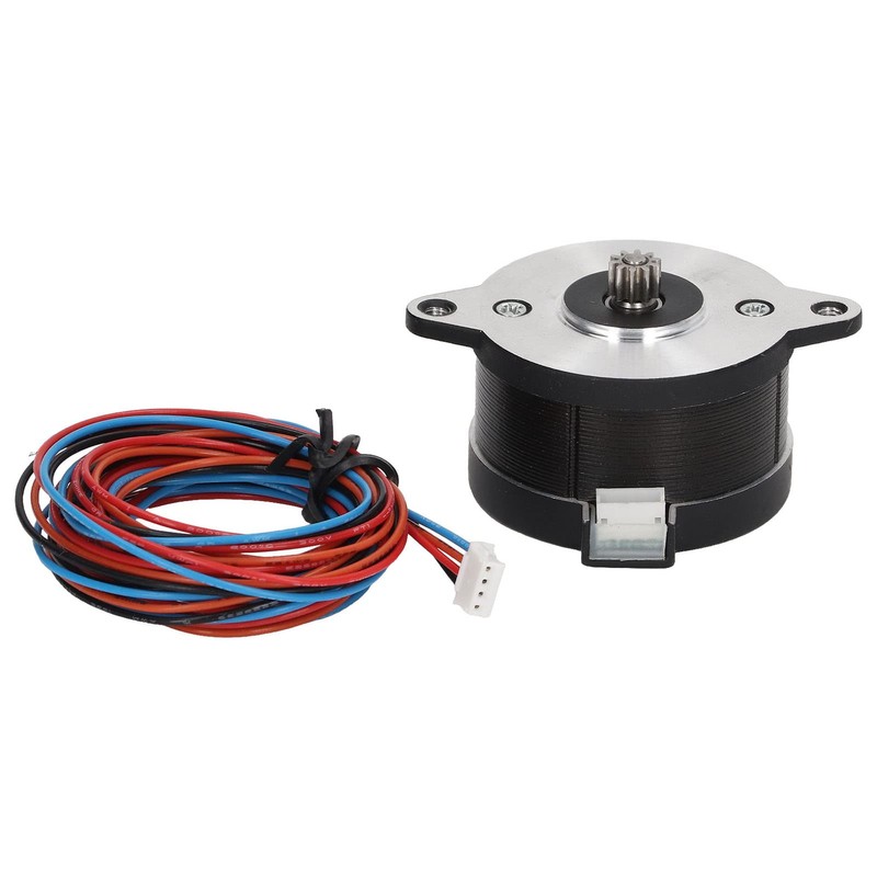 Eacam Extruder Stepper Motor, Stainless Steel Lightweight Durable with 1meter