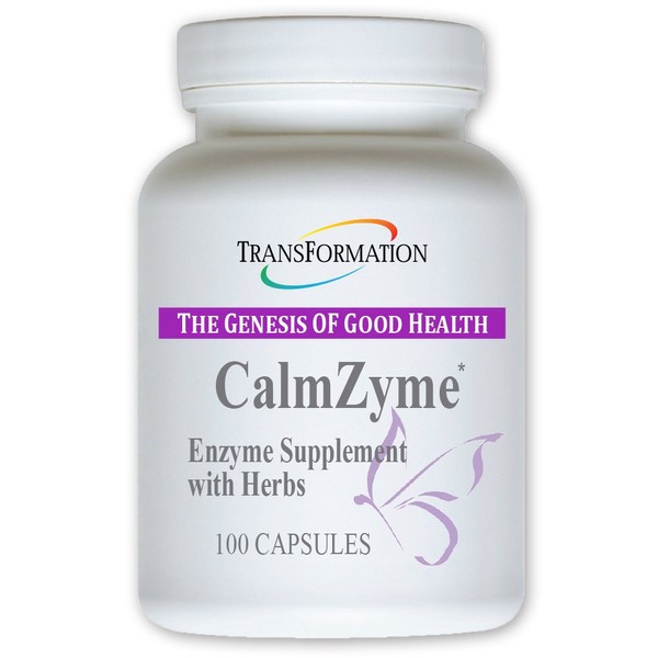 CalmZyme, 100 Capsules - #1 Practitioner Recommended - Maximize Digestion of Nutrients, Production of Energy and Aid in Immune Support by Transformation Enzymes