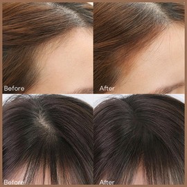 MIELIKKI Root Touch Up Stick, Temporary Root Touch Up Hair Concealer, Instant Root Cover Up for Hair Coverage, Hair Shading Sponge Pen, Hairline Powder Stick, Gray Brown