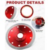 Therwen 20 PCS Diamond Saw Blade 4-1/2 inch Thin Tile