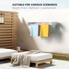 SZJoyBet Laundry Drying Rack Collapsible, Wall Mounted Clothes Drying Rack,