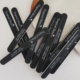 Tropical Shine 7.5-inch Black Nail File 180 Grit 707504 Nail Care / 트로피칼샤인 7.5인치 블랙 네일파일 180그릿 707504 손톱관리 네일케어