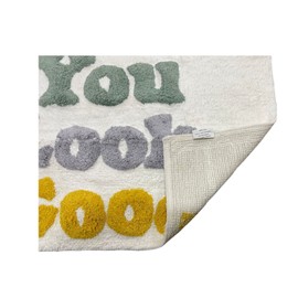 Luxury Bathroom Rug Mat 32 x 20, Extra Soft and Absorbent Microfiber Bath Rugs, Non-Slip Plush Shaggy Bath Carpet, Machine Wash Dry, Bath Mats for Bathroom Floor, Tub and Shower,You Look Good