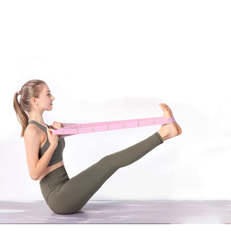 Yoga Stretching Strap，Yoga Stretch Gurt，für Fitness, Tanztraining, Gymnastik.（9）
