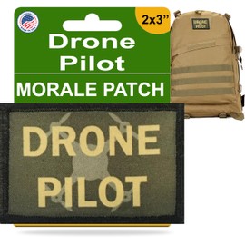 Drone Pilot Morale Patch| Pilot Patches by RedheadedTshirts| Drone Operator Patch for Your Plate Carrier Accessories, Tactical Gear, Vest, Backpack, Drone Bag or hat | Made in The USA