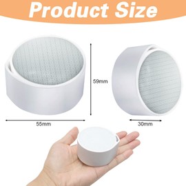 Yuragim Crystal Nano Hair Remover,Improved Crystal Hair Remover,Efficient Painless Crystal Hair Remover for Women and Men,Hair Removal Device and Skin Exfoliation.(Weiß)