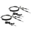 A-Premium Rear Driver and Passenger Side Parking Brake Cable Assembly