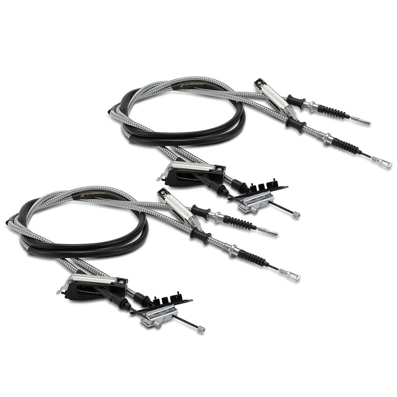 A-Premium Rear Driver and Passenger Side Parking Brake Cable Assembly