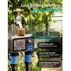 Programmable Sprinkler Hose Timer, Irrigation Timer with 2 Brass Inlet