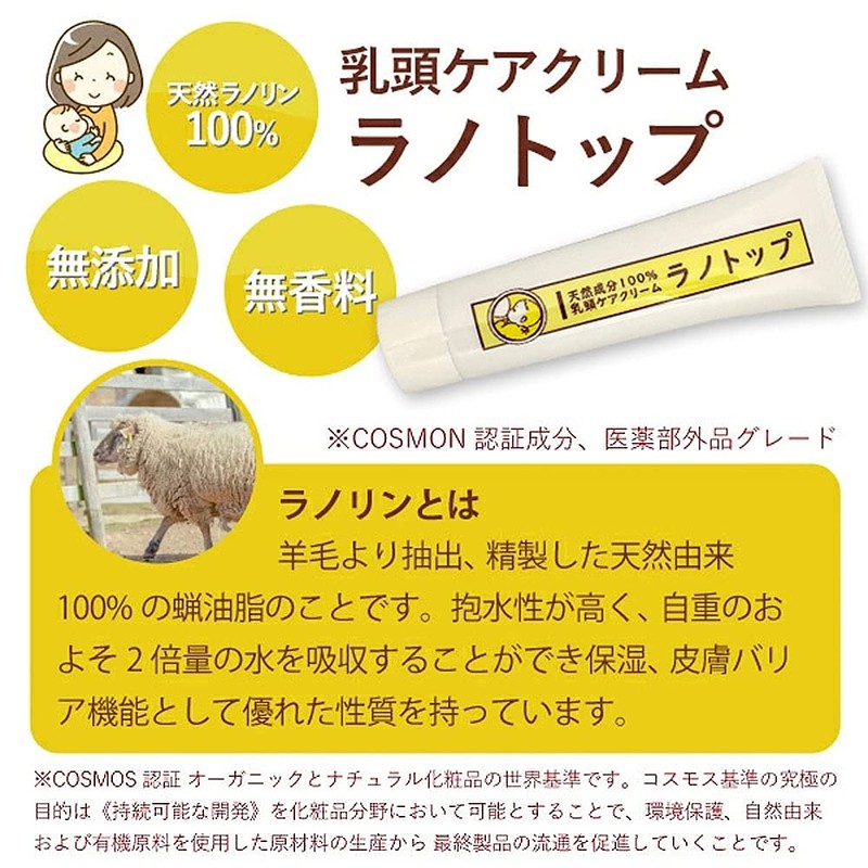 Made in Japan, Rano Top Nipple Protection Cream, 1.2 oz