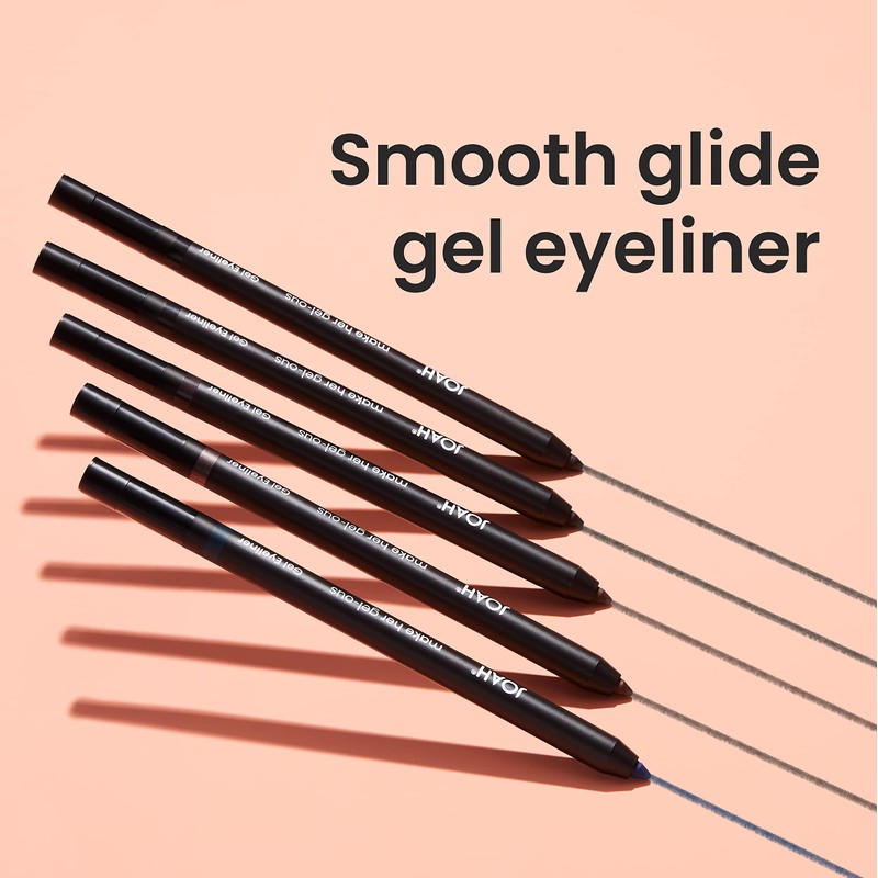 JOAH Make Her Gel-ous Gel Eyeliner with Self-Sharpening Pencil, No-Tug