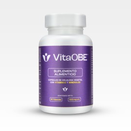 Suplemento Alimenticio Multivitamínico con Minerales | 60 Cápsulas de Celulosa Vegetal | Fórmula con Vitaminas A, C, D3, Complejo B, Zinc, Magnesio y 