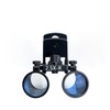 EUSTOMA Clip-on Magnifier Mini Binocular Magnifier for Glasses/Goggles Lightweight Plastic