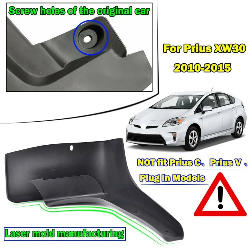 XUKEY 4Pc For Toyota Prius XW30 10-15 Mud Flaps Splash