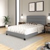 Boyd Sleep Ravenna Platform Bed Frame, Full, Grey