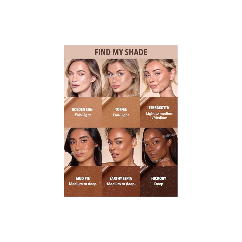 SHEGLAM Sun Beam Shimmer Liquid Bronzer -Toffee