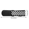 Bnineteenteam Ukulele Strap, Black and White Check Pattern, Adjustable Guitar