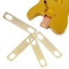 4Pcs Guitar Neck Shim Brass Material Heightening Gasket Set Musical