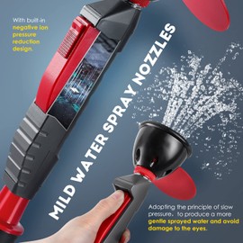 CGOLDENWALL Handheld Emergency Eyewash Station Drench Hose Eye Wash Faucet Eye Washer Unit Safety Shower Continuous Flow Eye Flush Shower for Lab and Industrial Use (Single Head)