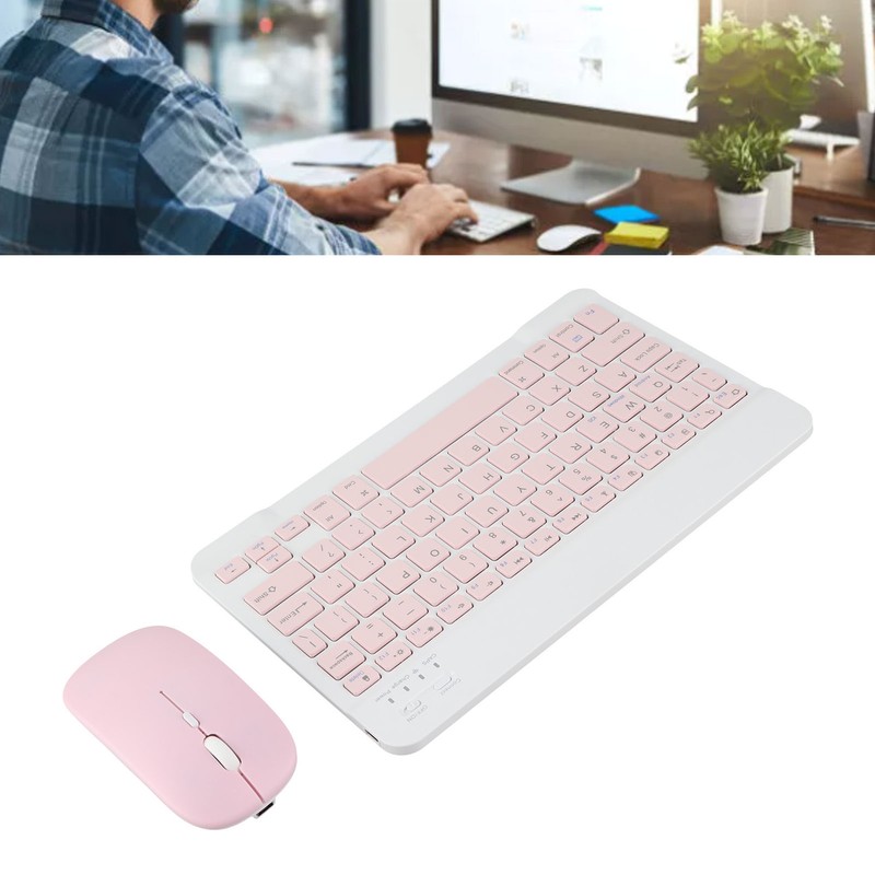 Keyboard and Mouse Combo Wireless Bluetooth Keyboard and Mouse Set
