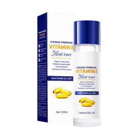Vitamin E Facial Toner, Facial Toner, Rich in Vitamin E for Antioxidant Protection, Deep Moisture Supply for Long-Lasting Hydration, Minimises Pores for Refined Skin Complexion