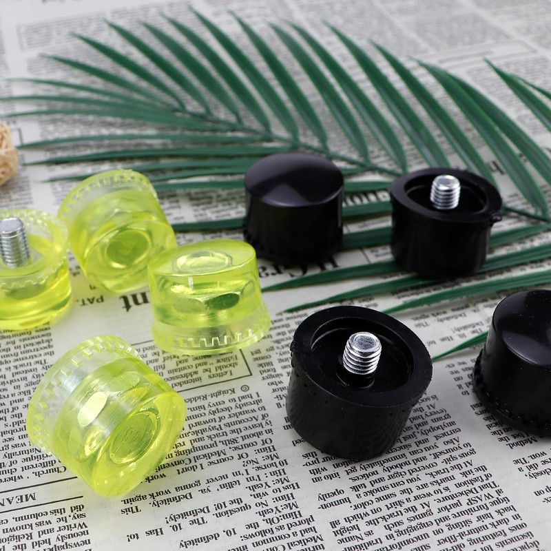 8 Pcs Rubber Hammer Replacement, Rubber Striking Head, Mallet Head