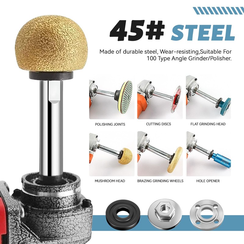 6Pcs Angle Grinder Extension Rod Set, Angle Grinder Extension Shaft