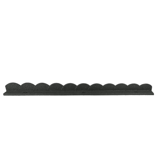 Playsafer L Shaped Flexible Rubber Scalloped Edger for Lawns Landscaping