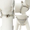 Little Boss Dog Harness, Plaid Pattern Soft Suede Small Dog