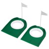 Kisangel 2pcs Golf Putting Aid Cup Indoor Practice Regulation Cup